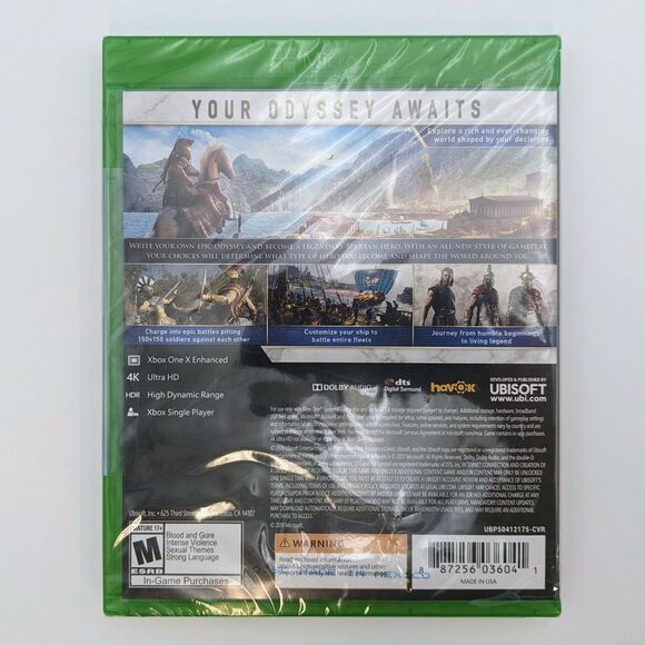 Assassin's Creed Odyssey (Xbox One) - NEW - Sealed (Ubisoft, 2018) - Picture 2 of 2